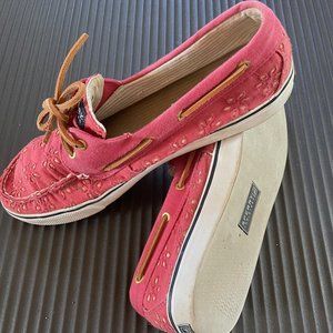 Women's Pink Sperry's (size 11)